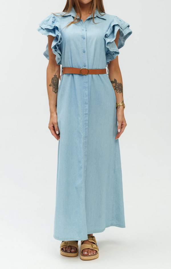 sukienka letnia maxi jeans MOTEL