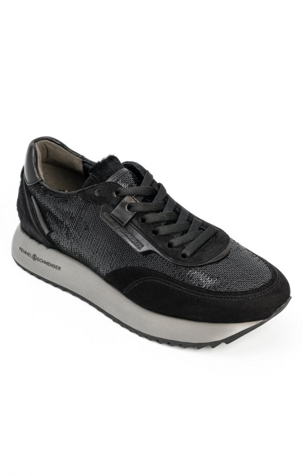 buty sportowe czarne cekinowe Kennel & Schmenger 2